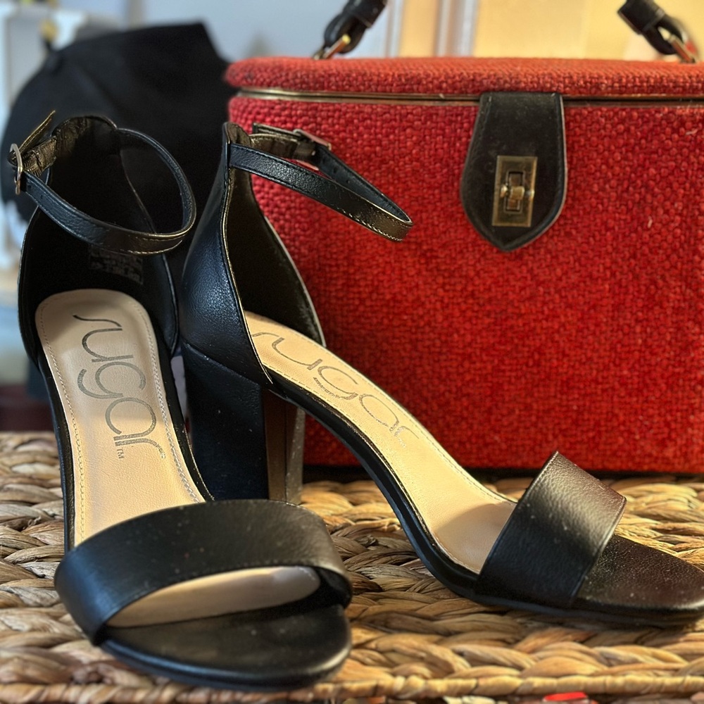 New Sugar block heels